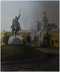 «Памятник Богдану Хмельницкому», автор Seitasanov Edem, размер 40x60. Цена: 550грн