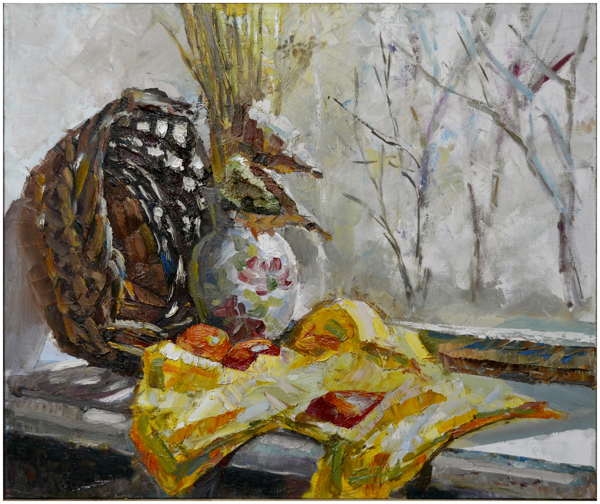 «Зима за окном», автор Seitasanov Edem, размер 50x60. Цена: 1800грн
